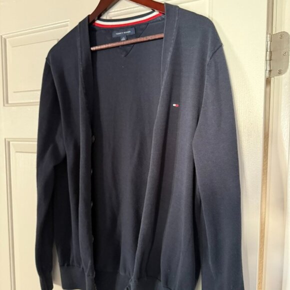 Tommy Hilfiger Other - Tommy Hilfiger Cotton Cardigan Navy L